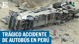 Al menos 26 muertos en accidente de autobús en Pira, Perú | EL PAÍS