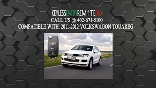 How To Replace Volkswagon Touareg Key Fob Battery 2011 2012