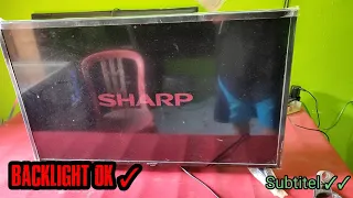 How to fix LED tv stuck On Logo Then Blank | Sharp LC32