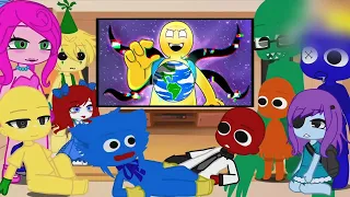 Rainbow Friends React To ORIGIN of THE DARKNESS..