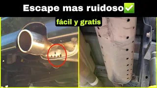 Cómo obtener un escape ruidoso facil y gratis