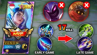 LESLEY BEST BUILD FROM EARLY GAME TO LATE GAME (recommended build)🔥