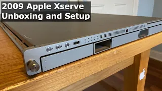 2009 Apple Xserve Unboxing and Setup