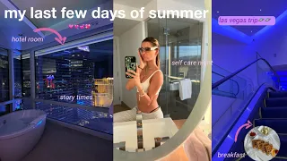 my last few days of summer | las vegas trip