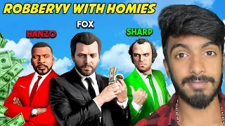 Robbery With Homies In GTA 5 Rp | Democracy RP Tamil - Black FOX