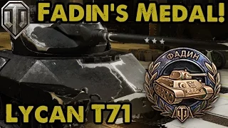 WoT - MY FIRST FADIN'S MEDAL! - Lycan T71 (Xbox One)