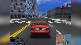 Midtown Madness - Windows 98 Gameplay [PCem Emulated on PC]