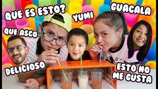 NO TOMES LA BEBIDA INCORRECTA | RETO | Family Juega