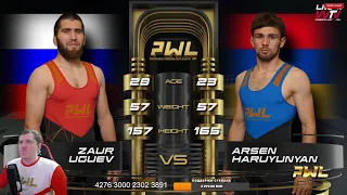 Главный кард PWL-5 World Series Заур Угуев (Россия) и Арсен Арутюнян(Армения) Вольная борьба до 57кг