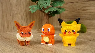3D Pokemon Pattern DIY Artkal Perler Beads