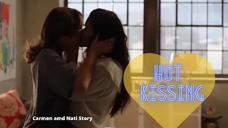 Carmen & Nati - Kiss Scene |Lesbian movies 🏳️‍🌈