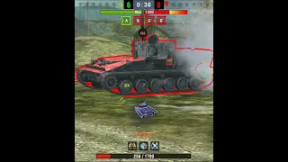 M-III-Yoh vs 3 enemies and gets the mastery badge / WoT Blitz / #Shorts