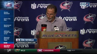 Coach Torts on the Blue Jackets matchup vs. Penguins