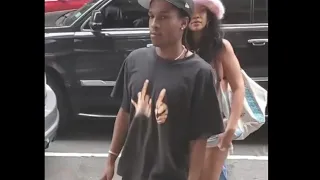 asap rocky and Rihanna shopping in nyc