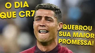 O DIA em que CRISTIANO RONALDO QUEBROU sua MAIOR PROMESSA!!