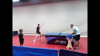 dima ovtcharov good training with Korel Mai