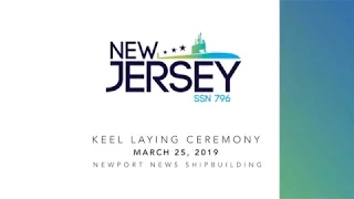 New Jersey (SSN 796) Keel Authentication Ceremony