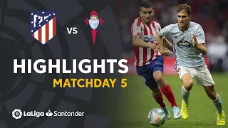 Highlights Atlético de Madrid vs RC Celta (0-0)