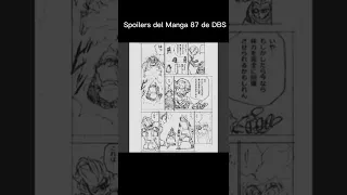 Spoilers del Manga 87 de DBS