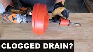 How to Use a Drum Auger | Clogged Drain?