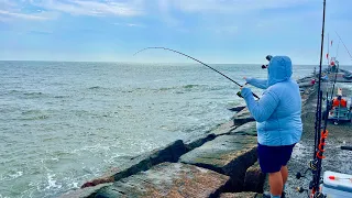 How to Catch MASSIVE Trout ! (Surfside TX)