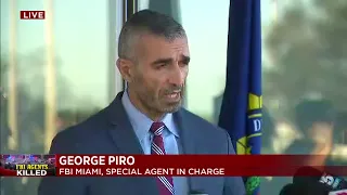 FBI Miami special agent in charge reads statement about FBI agents' deaths