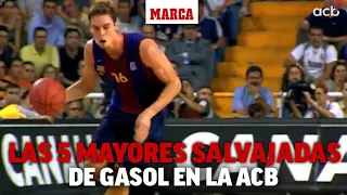 La Liga Endesa elige las 5 mayores salvajadas de Gasol en la ACB I MARCA