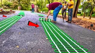 Snow Melts On This Road Like A Magic With This Easy Snow Removal Technology 😱