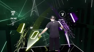 Beat Saber - Shatter Me by Lindsey Stirling (Expert+) Second Attempt (Mixed Reality)