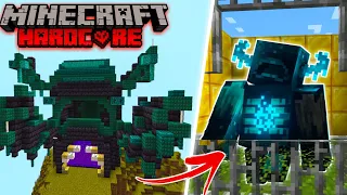 I Built a Giant WARDEN House in Minecraft Hardcore #12 (Hindi)