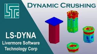 Dynamic Crushing of a Honeycomb Cell in LS-DYNA R11 / ls-dyna tutorial