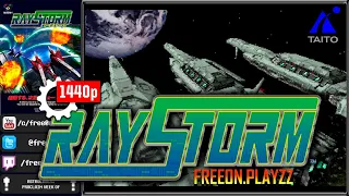 RAYSTORM (1996) - #ARCADE VIDEO GAME | WALKTHROUGH RETROGAMING