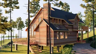 This Wooden Cabin is Absolutely Stunning...! Small House Ideas