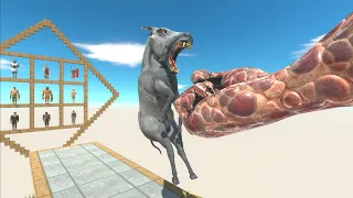 Who can stop the giant fist? - Animal Revolt Battle Simulator