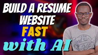 How To Build a Resume/CV Website in Minutes with AI | Impress Your Employers and Stand Out