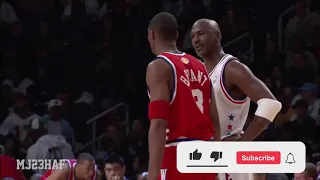 MJ and Kobe in 2003 All-Star Game
