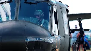H175M U.S. Army Helicopter CLOSE UP Departure | EAA AirVenture