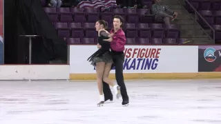 2015 ISU Jr. Grand Prix- Colorado Springs Free Dance Lorraine MCNAMARA / Quinn CARPENTER USA