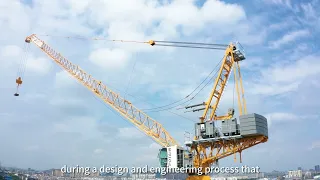 Reaching higher and Saving Space with the New Potain MCR 305 Luffing Tower Crane - EN