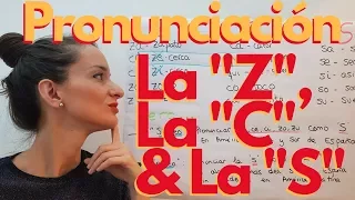 Pronunciación Z,C y S (de España peninsular en su mayoría) #pronunciación #español #fonetica #españa