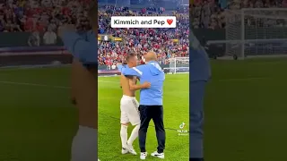 Nothing but love between Pep and Kimmich ❤