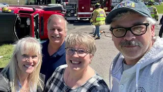 'Right place at the right time': Family of first responders assist in unexpected rescue