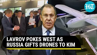 North Korea's Kim Takes Home Russia's Kamikaze, Geran-25 Drones; Lavrov Jabs West On Sanctions