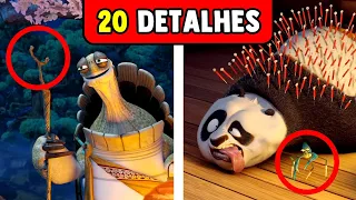 20 DETALHES QUE VOCÊ NÃO VIU EM KUNG FU PANDA