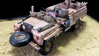 TAMIYA SAS LANDROVER PINK PANTHER 1/35TH SCALE