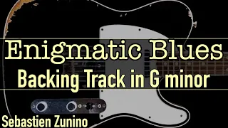 Enigmatic Blues Backing Track in G minor | SZBT 941