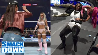 WWE 2K24 SMACKDOWN TIFFANY STRATTON CLAIM BE IN WESTRELMANIA XL + NIA JAX PUTS EVA MARIE IN A TABLE