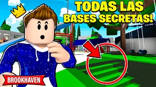 TODAS LAS BASES SECRETAS de BROOKHAVEN en UN VÍDEO! 🏡 - Roblox YoSoyLoki