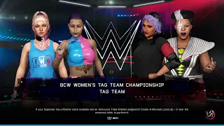[BCW Women's Tag Team Tournament: Finals] Les Quebecois Deux vs Katrina Creed & Akira Jones
