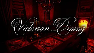 Dark Victorian Dining | Dark Academia Piano and Cello With Dining Ambience